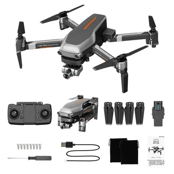 Geriausias Pro Drone GPS 4K HD Dvi Ašis Anti-Shake Stabili Gimbal Kamera Parama SD kortele, WIFI FPV Brushless Variklio 1200m Ilgio Atstumas
