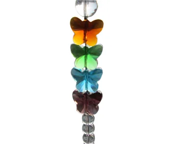 Girlianda Gražus Rainbows Suncatcher Kristalų Švytuoklės Lempos Prizmės Hanging Ball 40mm M02093