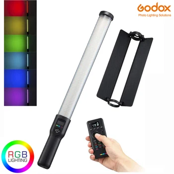 Godox LC500R RGB LED Light Stick minkštas 2500K-8500K Bi-Color Spalvotas Apšvietimo Efektai CRI 96 TLCI su Nuotolinio Valdymo Barndoor