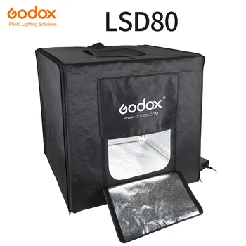 Godox LSD80 80*80cm 40W CRI>96 LED Foto Studija Palapinė Nešiojamų Fotografavimo Šviesos Softbox Su Nešiojamas krepšys Produkto Fotografija