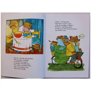 Goldilocks ir Trys Lokiai James Marshall Švietimo anglų Paveikslėlį Mokymosi Knyga Kortelės Istorija Knyga Kūdikis, Vaikas, Vaikai