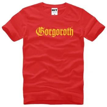 GORGOROTH T Marškinėliai Vyrams Medvilnės trumpomis Rankovėmis Gorgoroth Saulėlydis Stabus, vyriški T-Shirt Mados Roko Grupė Sunkiųjų Metalų Tee Marškinėliai