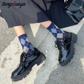 Gothic lolita batai Japonijos mokyklinę Uniformą batai Jk Studentų Batai Merginos, Moterys Kawaii Lolita Minkštas Mergina, Suapvalinti Tne Mary Jane Bateliai