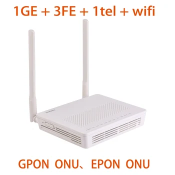 Gpon ONU EPON ONT HS8145C FTTH modemas maršrutizatorius 3pcs originalus pliko metalo adapteris EG8141A5 1GE+3FE+1tel+wifi Su anglų kalba, Programinė įranga