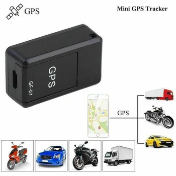 GPS Lokatorius Belaidis Magnetinis Adsorbcijos ir Įkrovimo Tvirtas Įrašymo ir Anti-lost GF-07 GPS Tracker Tinka Vaikams