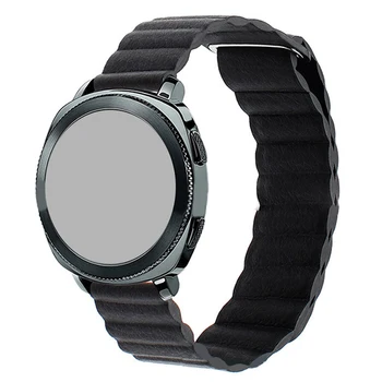 Greito Atleidimo natūralios Odos Linijos Magnetinio Žiūrėti Juosta Universali 20mm 22mm Watchband Garmin Aktyvus Diržas Skirtas SUUNTO 3 Fitneso