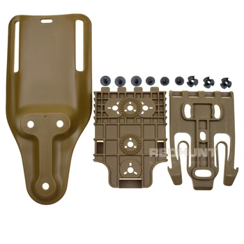 Greito Fiksavimo Sistemos Komplektas su QLS 19 ir QLS 22 Polimero Medžioklės Ginklą Dėklas Glock 17/USP/M9 Diržo Platforma