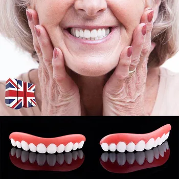 Grožio Priemonė, Dirbtiniai Dantys Puikiai Momentinių Šypsena, Komforto Tinka Dantų Balinimas Dantų Protezų Pasta Viršutinės Kosmetikos Netikras Dantis Padengti