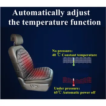 GSPSCN Universalus 12V Žiemos Sėdynių užvalkalai, Automobilių Pažangiųjų Elektros Šildomos Automobilių Sėdynės Pagalvėlės Auto Laikyti Šiltai Automobilio sėdynės Pagalvėlę, Automobilių Veidrodėliai