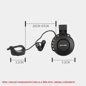 GUB Garso Signalą Dviračio Rankenos Elektroninių ragų Vandeniui USB Įkraunama MTB Kelių Dviratį Bell Saugos Signalizacijos Jojimo Reikmenys