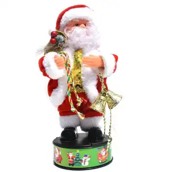 GZTZMY Naują Dovanų Kepurę Santa Claus Elektros Muzikos Lėlės Linksmų Kalėdų Papuošalai Namų Dekoro Laimingų Naujųjų Metų 2021 Navidad Natal