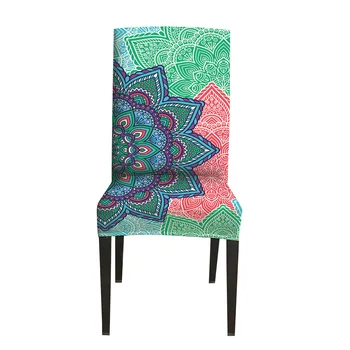 Gėlių Ruožas Kėdė Padengti Maroko Stiliaus Elastinga Universali Kėdė Padengti Užvalkalai, Restoranas, Banketų Viešbutis Namų Puošybai D30