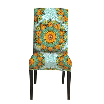 Gėlių Ruožas Kėdė Padengti Maroko Stiliaus Elastinga Universali Kėdė Padengti Užvalkalai, Restoranas, Banketų Viešbutis Namų Puošybai D30