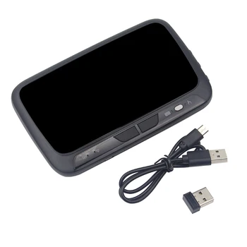 H18 2.4 GHz Mini Belaidė Klaviatūra su Apšvietimu Visą Touchpad Klaviatūra, Didelis Touch Pad Nuotolinio Valdymo Android TV Box PC RPI 3 B+