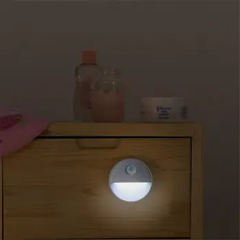 Half Moon Judesio Jutiklis Nakties Šviesos diodų (LED Šviesos Spinta Laiptų Šviesos diodų (LED) Lempą, Prieškambario, Vonios kambario, Miegamojo, Virtuvės Apšvietimas