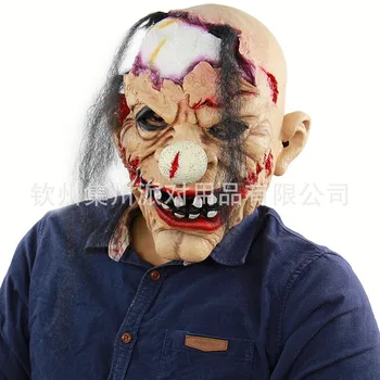 Halloween Zombie Cosplay Latekso Kaukė Siaubo Kaukė Kaukolė Dvasios Gaubtu Kaukės