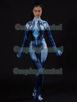 Halo Cortana Cosplay Kostiumų Vaizdo Žaidimas Mergina Cortana Užsakymą Zentai Bodysuit