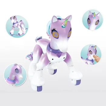 Halolo Kūrybos Nuotolinio Valdymo Arklių Vienaragis Robotas Mielas gyvūnų Protingas Indukcijos Elektrinis Modelis Naminių robotų Vaikų žaislai