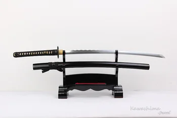 Handforged Samurajus Kardas Japonų Katana Realus Didelis Anglies Plieno Ašmenys Aštrumą Paruoštas Pjovimo Mokymo Metalo Amatų