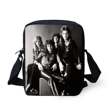 HaoYun Mados Moterų Messenger Maišeliai KARALIENĖ Bohemian Rhapsody Mergaitės Kryžius Body Bag Karšto Juostos Dizainas Mergaičių Mini Atvartais Piniginės Krepšiai