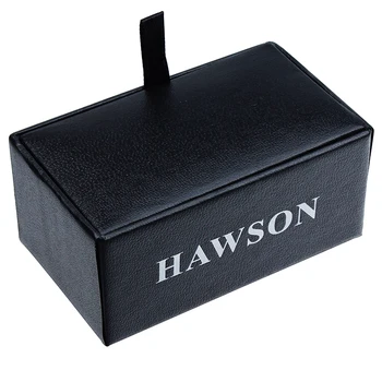 HAWSON 26 Raidės A-Z Mygtuką Apima Vyrai-Aukso Mens Mygtuką Padengti rankogalių segtukai, Vestuvių ir Oficialų Renginį Priedai su dėžute
