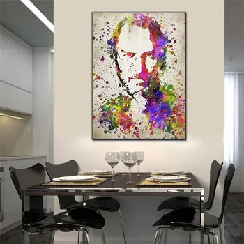 HD Spausdinti Steve Jobs, Drobė, Tapyba Įkvepiančios nuotraukos, puikus žmogus, Plakatas Šiuolaikinio Meno Drobė Spausdina Sienos Nuotrauka biuro dekoras