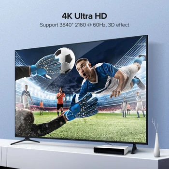 HDMI Kabelis 4K 60Hz 2.0 Vesion Laidą PS4 Apple TV 3D Splitter Jungiklio Langelį Extender PS4 Vaizdo Kabelis MOSHOU