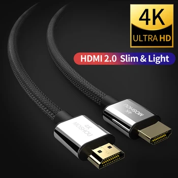 HDMI Kabelis 4K 60Hz 2.0 Vesion Laidą PS4 Apple TV 3D Splitter Jungiklio Langelį Extender PS4 Vaizdo Kabelis MOSHOU