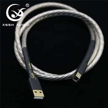 HiFI Hi-end A-B tipo USB kabeliai XSSH Garso 