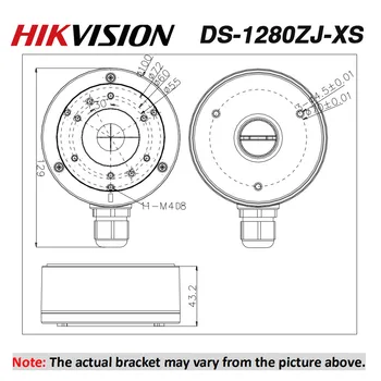 Hikvision Originalus VAIZDO Laikiklis DS-1280ZJ-XS for DS-2CD2045FWD-I DS-2CD2085FWD-I DS-2CD2085G1-I IP Kamera: kabelių paskirstymo dėžutės