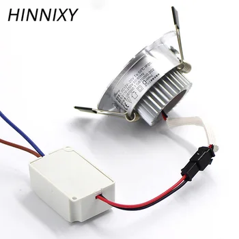 Hinnixy LED Embedded Kampas Reguliuojamas Lubų Šviestuvai Virtuvės CE Šviestuvas 110-240V 3W 5W 55mm 70mm 90mm Iškirpti Skylę Vietoje Lempos