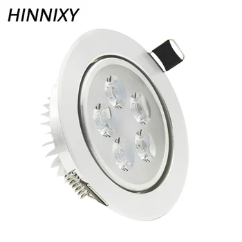 Hinnixy LED Embedded Kampas Reguliuojamas Lubų Šviestuvai Virtuvės CE Šviestuvas 110-240V 3W 5W 55mm 70mm 90mm Iškirpti Skylę Vietoje Lempos