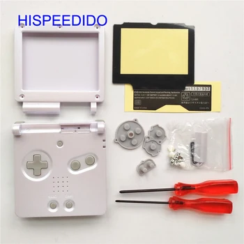 HISPEEDIDO Pilnas Komplektas Korpuso Dangtis Repairt Dalys Nintendo GBA SP Atveju Gameboy Advance SP Korpuso Atsuktuvas mygtukai