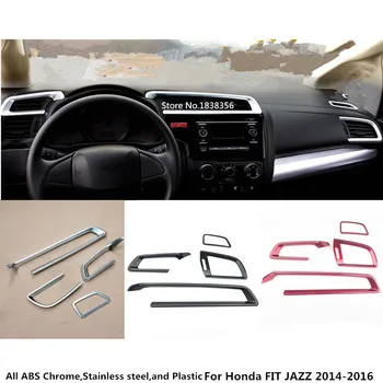 Honda FIT DŽIAZO 2016 Automobilių Stiliaus Priemonė, Pirštinės Apdaila, ABS Chrome 