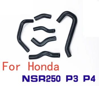 Honda NSR250 PGM3 PGM4 P3 P4 Motociklo Silikono Radiatoriaus Aušintuvas Žarnos Rinkinys Šildytuvas Vandens Vamzdis
