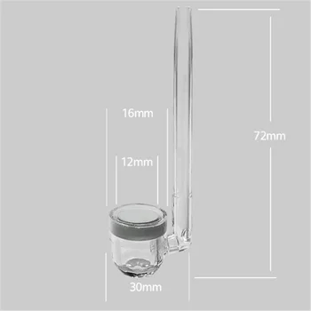 HONGYI Akrilo Perdirbimo Taurės Tiesiai Taurės Anglies Dioksido Stiklo Mini Refiner CO2 Stiklo Kristalų
