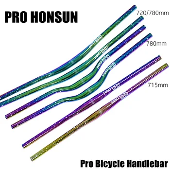 Honsun spalvinga dviračio rankenos 720/780/785mm * 31.8 MTB dviračio rankenos aliuminio lydinio didelis nuryti rankenos Dviračių Dalys