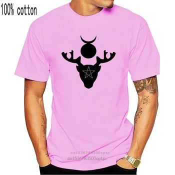 Horned Dievas Neon T-Shirt - Pagonių Wicca Ragana Druid Wiccan Spalvų Pasirinkimas Summer Tee Marškinėliai