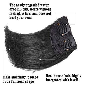 HOUYAN Tiesūs plaukai, žmogaus plaukų juostelę plaukų dangos balti plaukai ilgi kietas juoda ruda staigius ponios plaukų pratęsimo