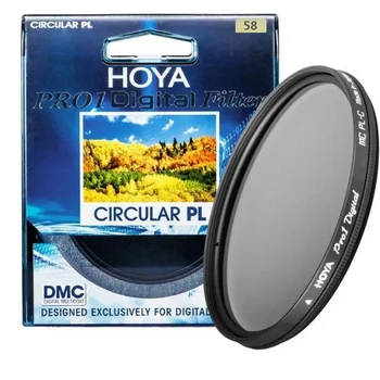 HOYA PRO1 Digital 58mm CPL APSKRITO Poliarizaciniai poliarizuotos šviesos reguliatorius Filtras Pro 1 DMC CIR-PL Multicoat Fotoaparato Objektyvą