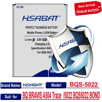 HSABAT 3000mAh BQS-5022 Baterija BQ BRAVIS A504 Pėdsakų už BQS 5022 BQS5022 OBLIGACIJŲ