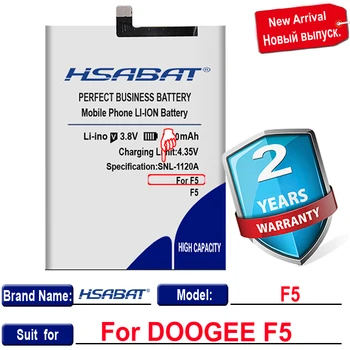 HSABAT 3800mAh už DOOGEE F5 Baterija