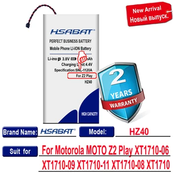 HSABAT 3850mAh HZ40 Baterija Motorola Moto Z2 Žaisti XT1710-01 XT1710-02 XT1710-08 XT1710-07 XT1710-09 XT1710-10 Baterijas