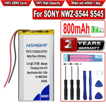 HSABAT 800mAh Baterija SONY NWZ-S544 S545 S544 NWZ-S545