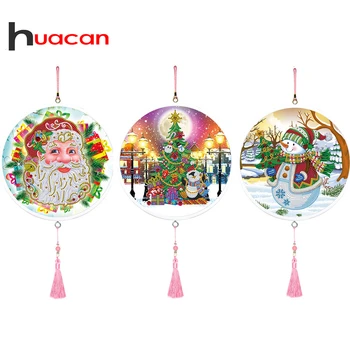 Huacan 5D Diamond Tapybos Kalėdų Specialios Formos Deimantų Siuvinėjimo Santa Claus Su Rėmu Dekoracijos Namuose Naujųjų Metų Dovana