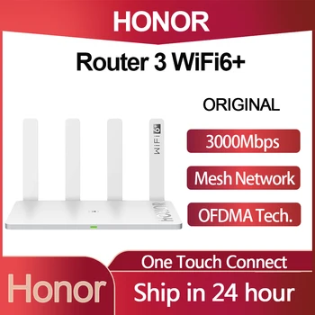 Huawei Honor Maršrutizatorių 3 Wifi 6+ 3000Mbps Bevielis Maršrutizatorius 2.4 G/5G Dual-core Per Sieną Vaiko teisių Apsaugos Smart Wi-fi Router