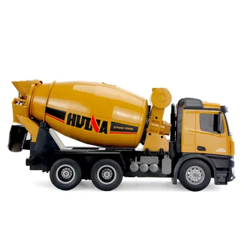 HUINA RC Sunkvežimių Žaislas 574 1:14 2.4 G 10Ch Betono Maišyklė Inžinerijos Sunkvežimių Šviesos Konstrukcijos Transporto priemonės, žaislai berniukams, vyras camion jouet