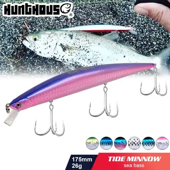 Hunthouse Banga Slim Minnow flyer175 plūduriuojantis žvejybos masalas sunku masalas jūros žvejybos 175mm 25g 3D akis ABS plastiko subtilybes lydeka
