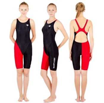 HXBY profesinių vienas gabalas moterų maudymosi kostiumėlį ryklio odos kelio maudymosi kostiumėlį, konkurencijos lenktynių, maudymosi kostiumėliai, Ponios mokymo maudymosi kostiumas
