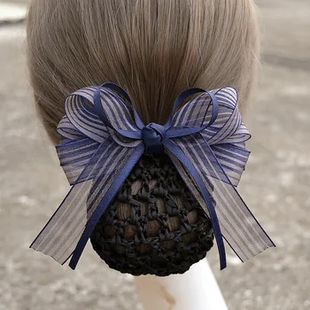I-Remiel Plaukų Padengti Tiulio Gėlių Nėrinių Satino Hairgrips Stilingas Bun Net Snood Lankas Bowknot Nėrimo Plaukų Padengti Plaukų Papuošalai Moterims